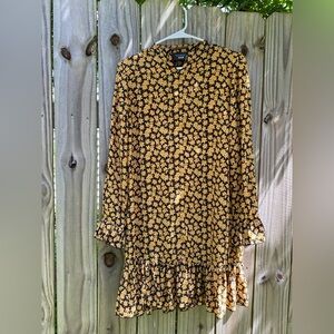 Scotch & Soda Floral Long Sleeve Dress